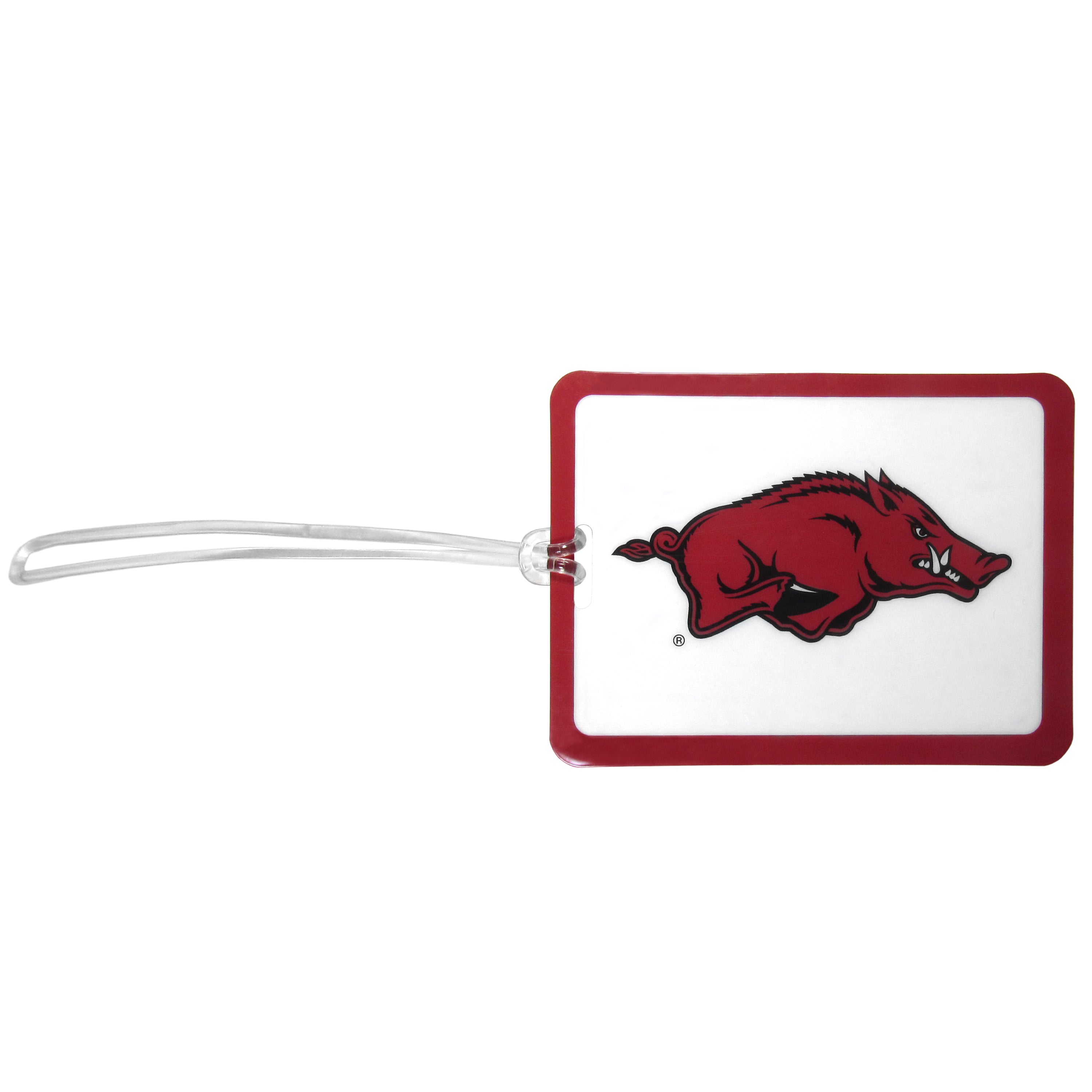 Arkansas Razorbacks Vinyl Luggage Tag