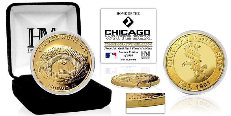 Chicago White Sox Stadium Gold Mint Coin - Sports Collectibles, Sports Memorabilia, Sports Fan Shop, Sports Gifts