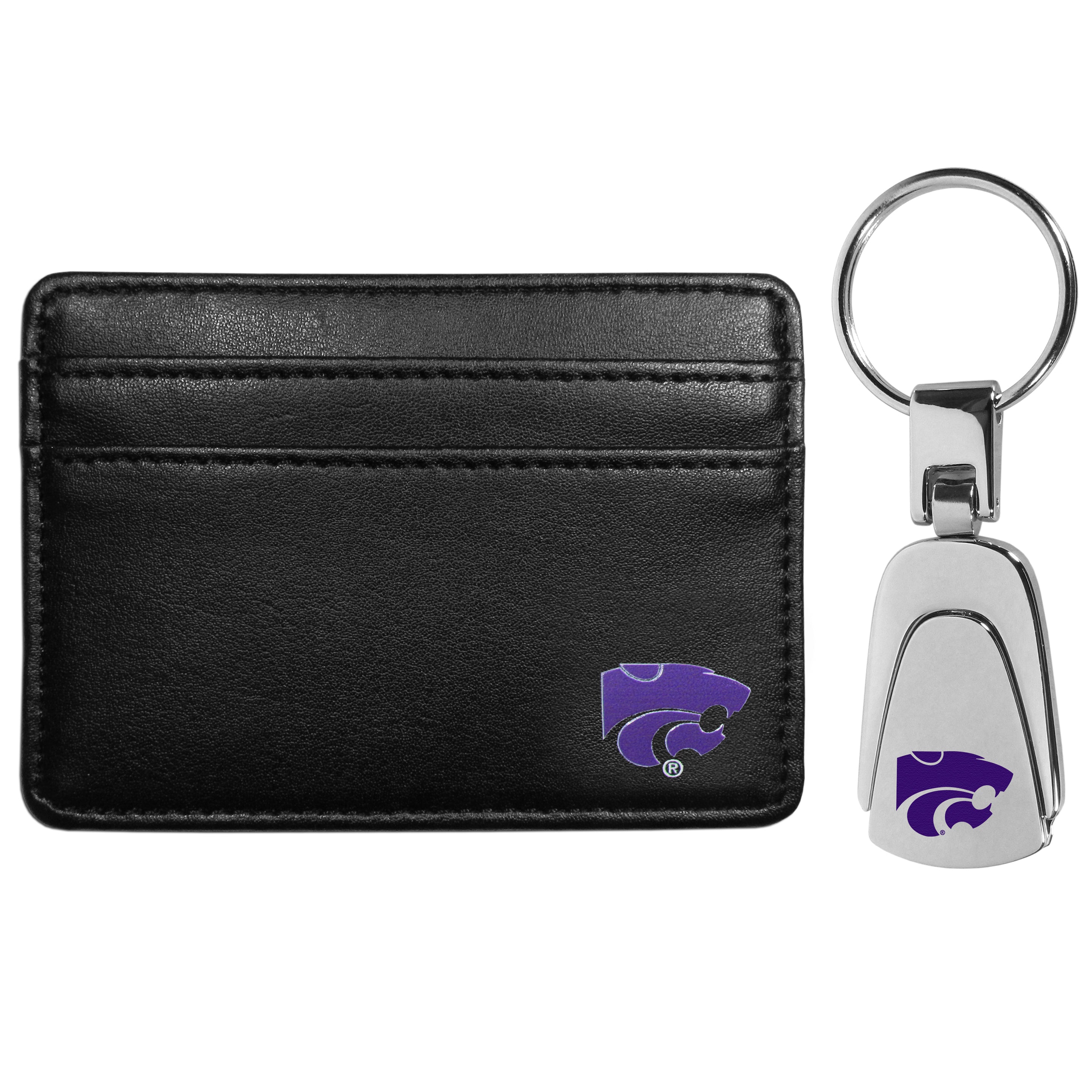 Kansas St. Wildcats Weekend Wallet & Steel Key Chain