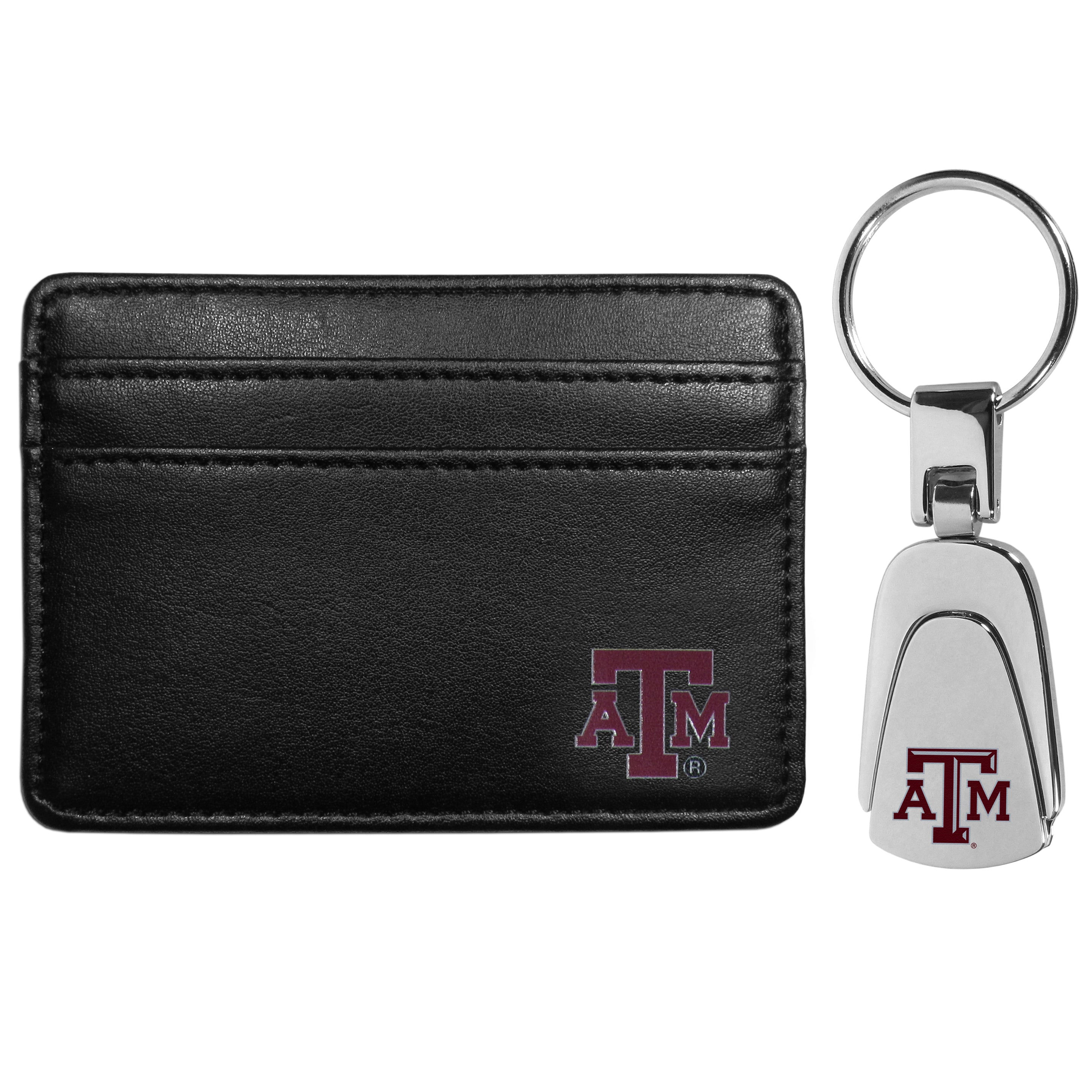 Texas A & M Aggies Weekend Wallet & Steel Key Chain