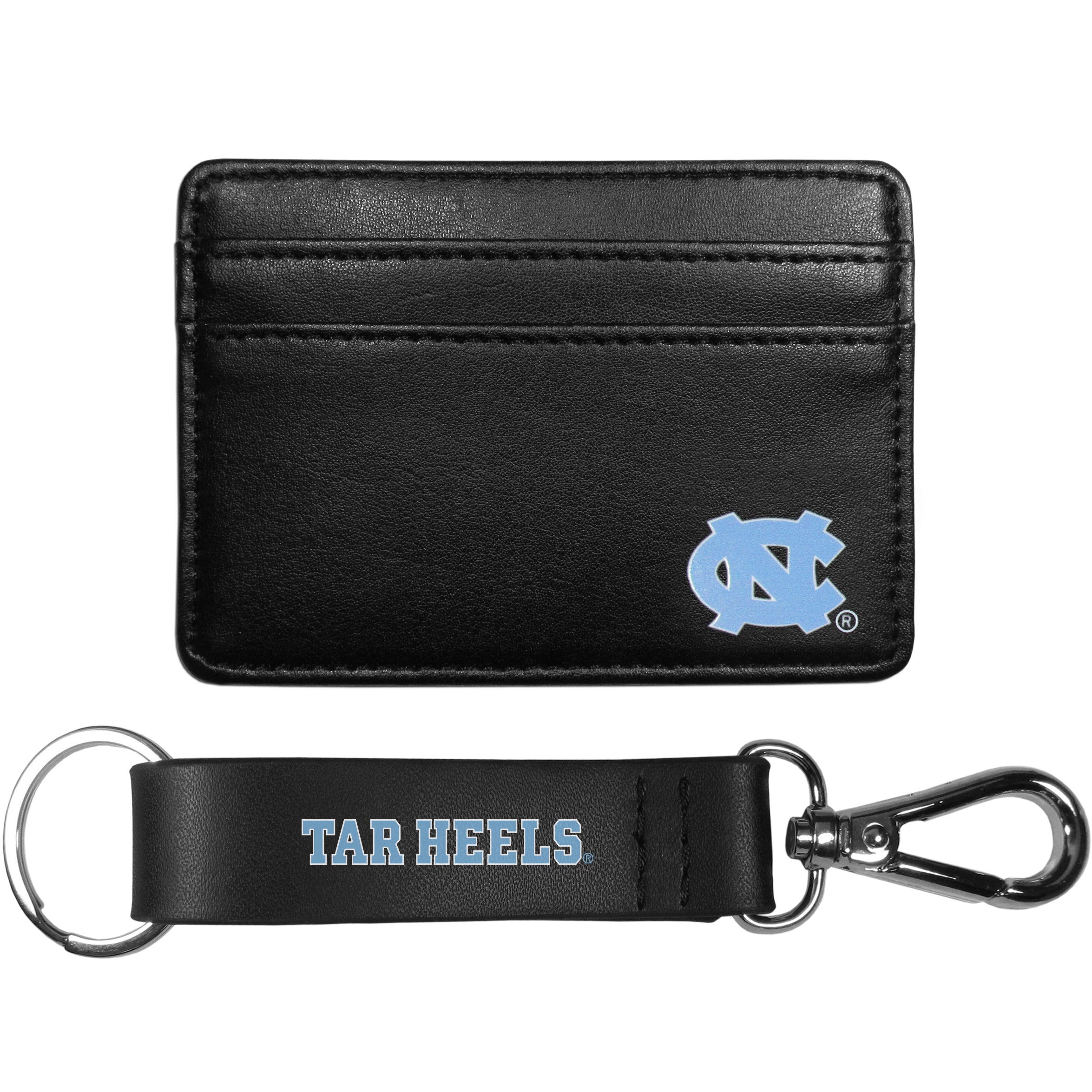 N. Carolina Tar Heels Weekend Wallet & Strap Key Chain