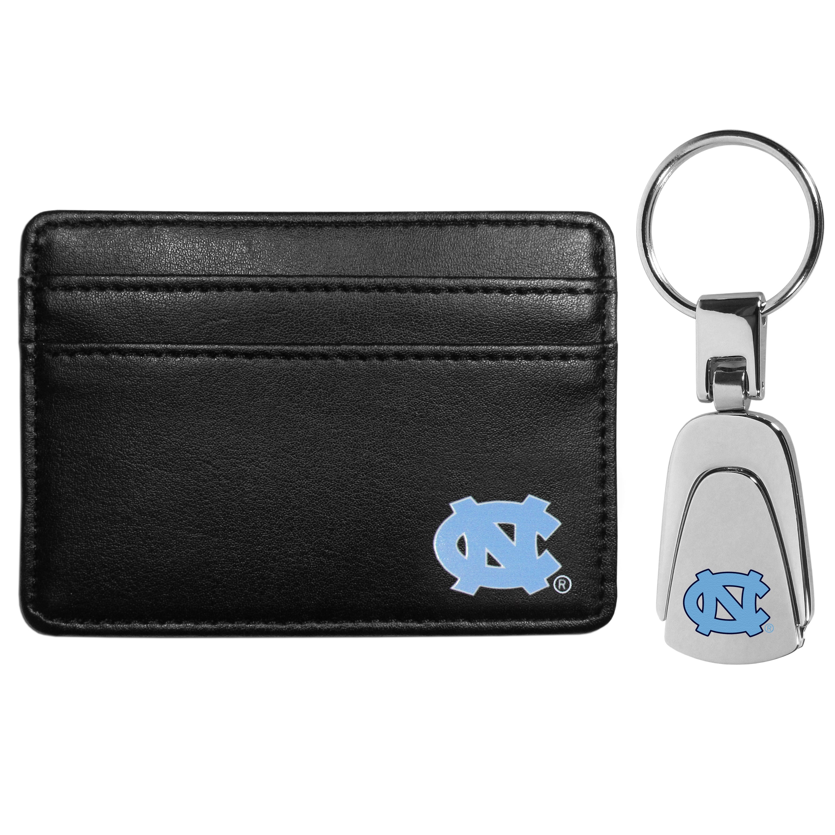 N. Carolina Tar Heels Weekend Wallet & Steel Key Chain
