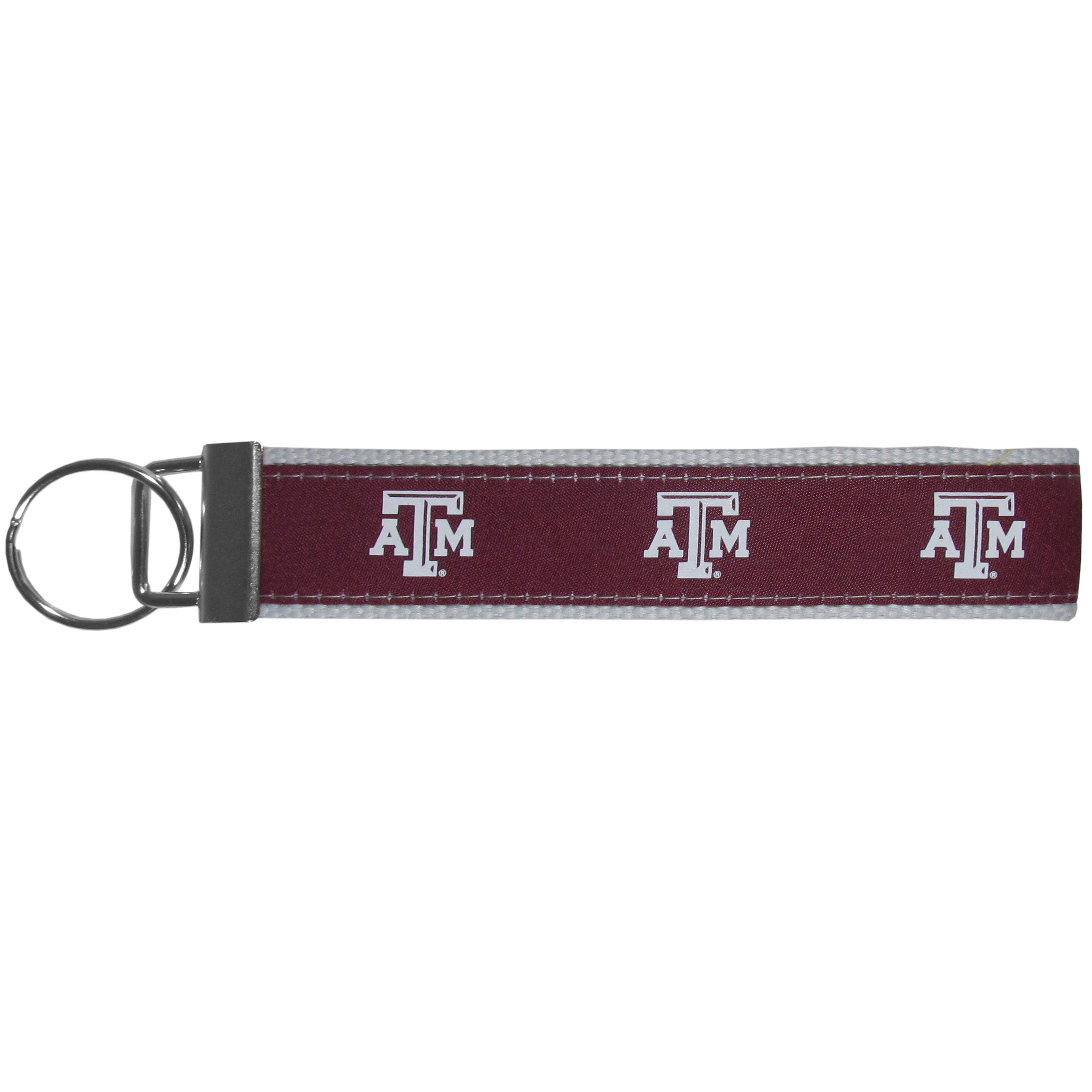Texas A & M Aggies Woven Wristlet Key Chain