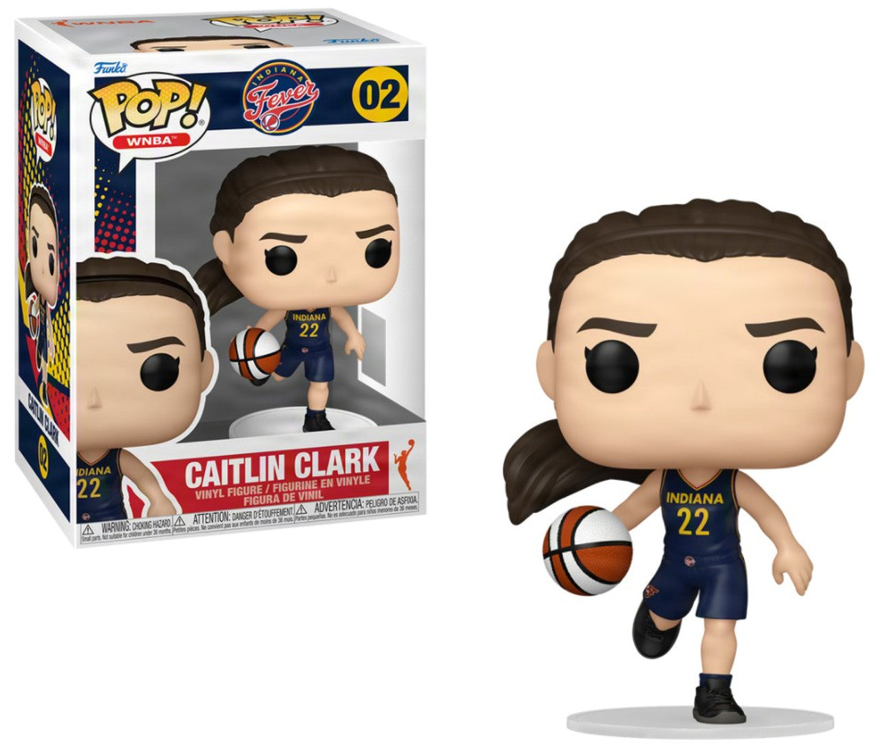 Caitlin Clark (Indiana Fever) WNBA Funko Pop! - Sports Collectibles, Sports Memorabilia, Sports Fan Shop, Sports Gifts