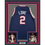 Framed Autographed/Signed Caleb Love 35x39 Arizona Blue College Basketball Jersey Beckett BAS COA