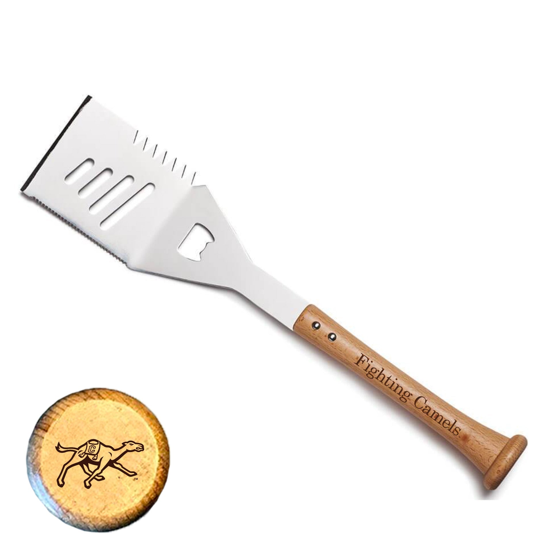 Campbell University "SLIDER" Spatula - Sports Collectibles, Sports Memorabilia, Sports Fan Shop, Sports Gifts