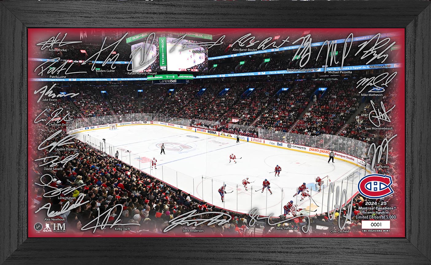 Montreal Canadiens 2024-25 Signature Rink - Sports Collectibles, Sports Memorabilia, Sports Fan Shop, Sports Gifts