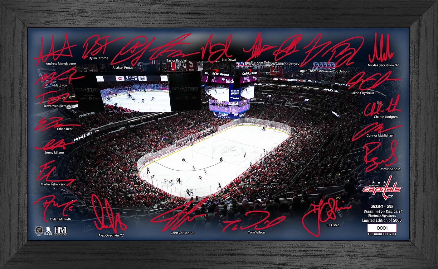 Washington Capitals 2024-25 Signature Rink - Sports Collectibles, Sports Memorabilia, Sports Fan Shop, Sports Gifts