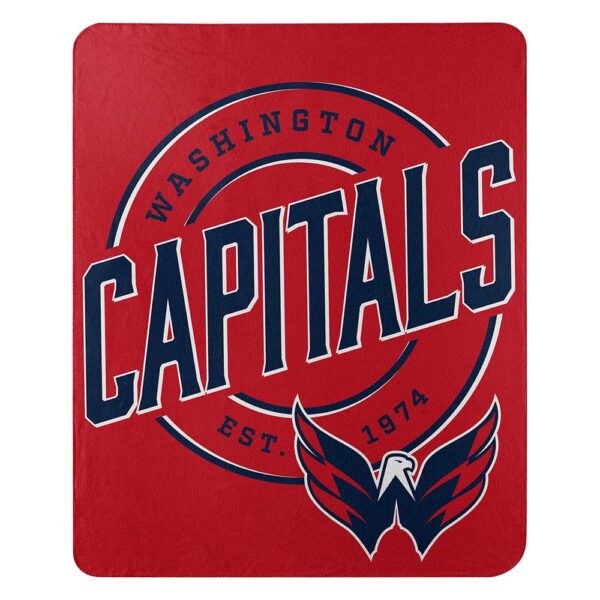 Washington Capitals 50" x 60" Campaign Fleece Blanket - Sports Collectibles, Sports Memorabilia, Sports Fan Shop, Sports Gifts