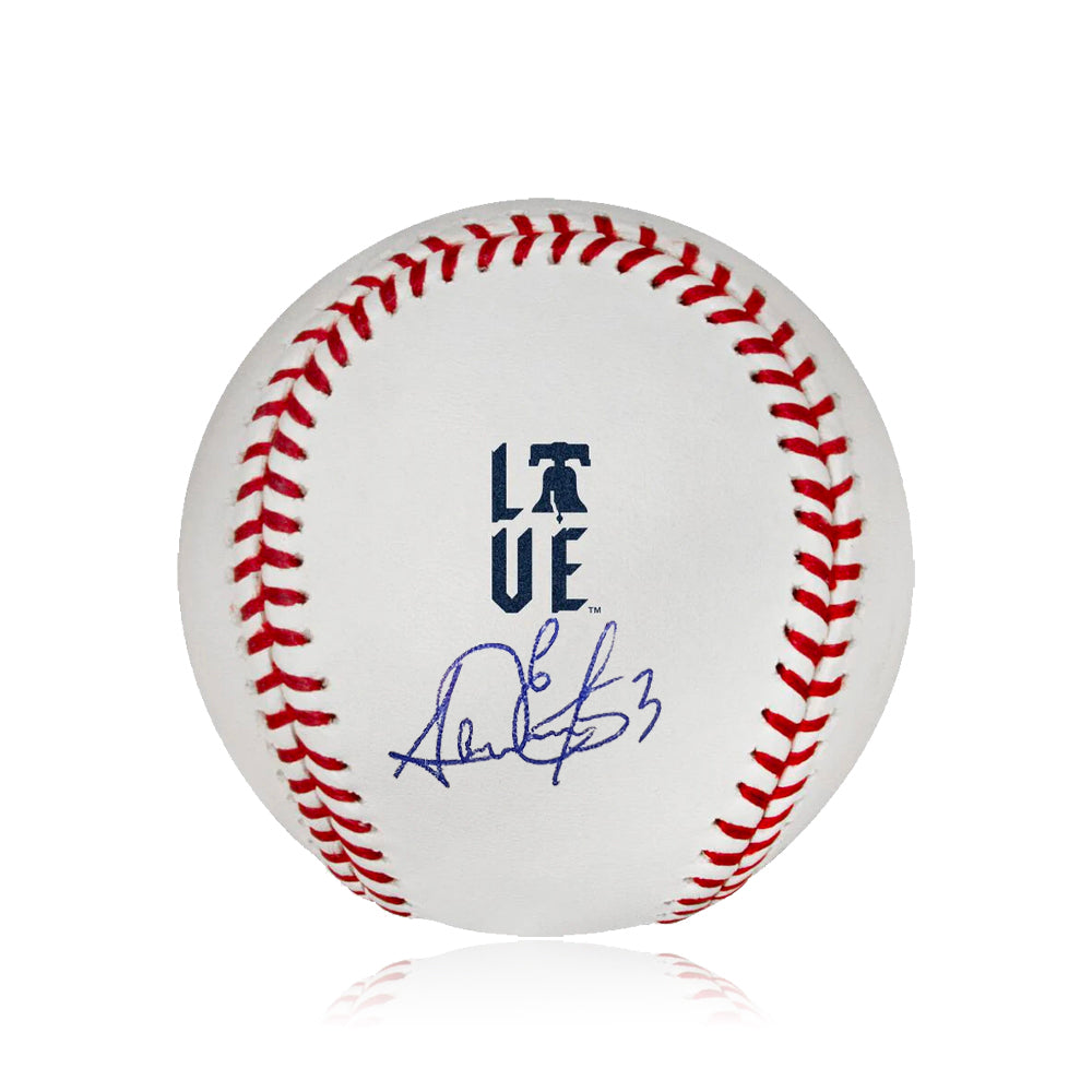 Carlos Estevez Philadelphia Phillies Autographed 2024 City Connect Baseball - Sports Collectibles, Sports Memorabilia, Sports Fan Shop, Sports Gifts