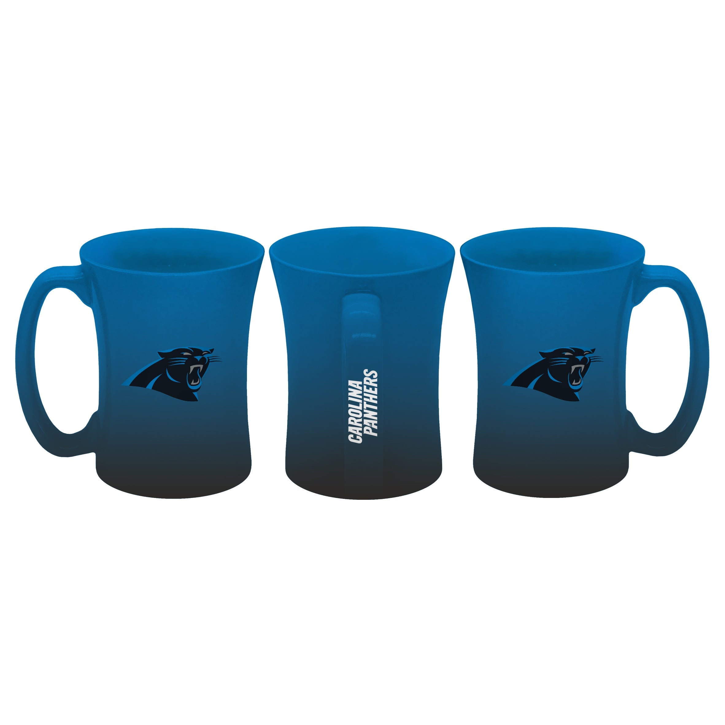 Carolina Panthers Ombre Coffee Mug - Sports Collectibles, Sports Memorabilia, Sports Fan Shop, Sports Gifts