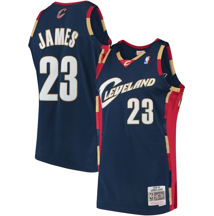 LeBron James Cleveland Cavaliers Mitchell & Ness Hardwood Classics 2008-2009 Swingman Jersey - Sports Collectibles, Sports Memorabilia, Sports Fan Shop, Sports Gifts