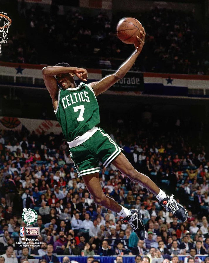 Dee Brown No-Look Dunk 1991 Slam Dunk Contest Boston Celtics 8" x 10" Basketball Photo - Sports Collectibles, Sports Memorabilia, Sports Fan Shop, Sports Gifts