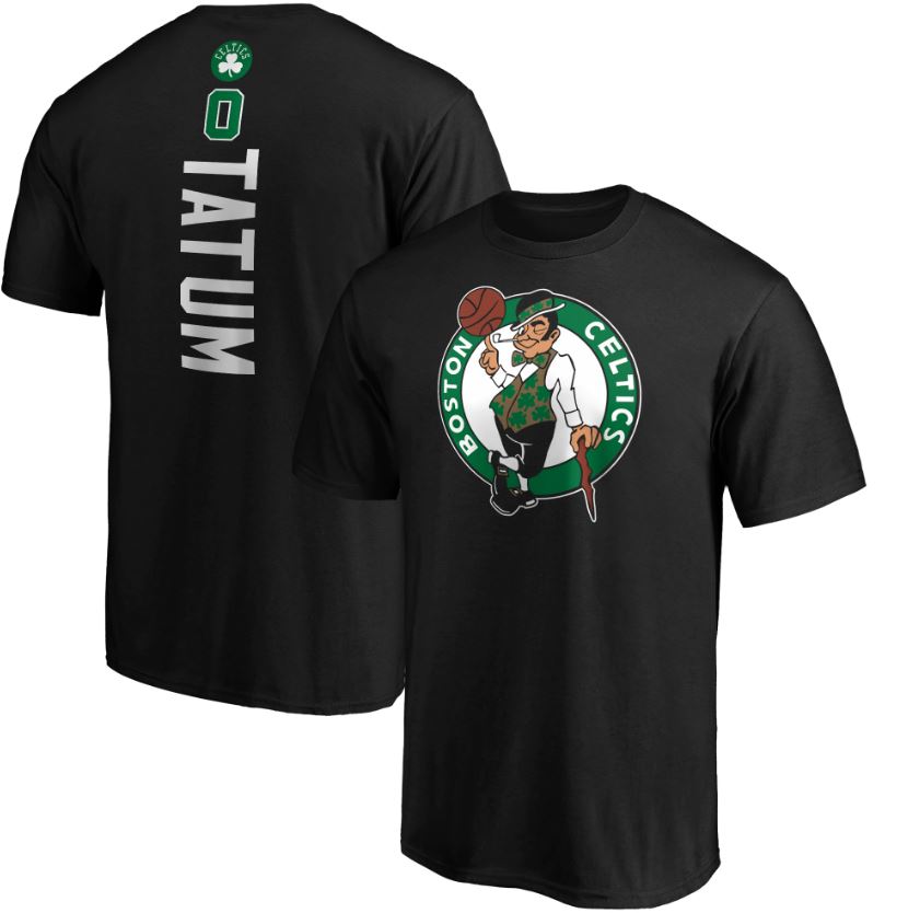Jayson Tatum Boston Celtics Playmaker T-Shirt - Black - Sports Collectibles, Sports Memorabilia, Sports Fan Shop, Sports Gifts
