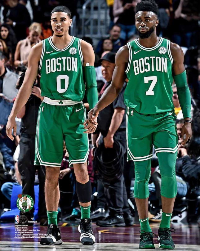 Jayson Tatum and Jaylen Brown Boston Celtics 8" x 10" Basketball Photo - Sports Collectibles, Sports Memorabilia, Sports Fan Shop, Sports Gifts