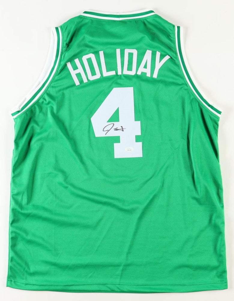 Jrue Holiday Boston Celtics Autographed Green Basketball Jersey - Sports Collectibles, Sports Memorabilia, Sports Fan Shop, Sports Gifts