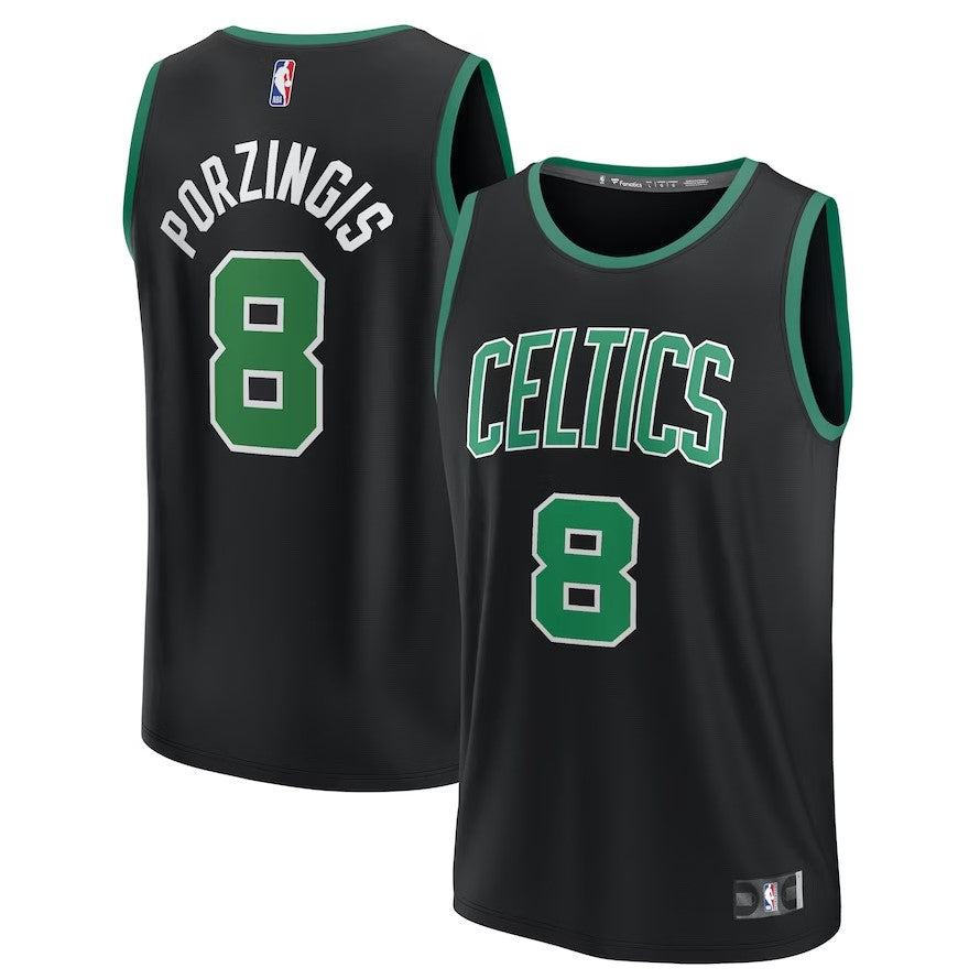 Kristaps Porzingis Boston Celtics Youth Fast Break Player Jersey - Statement Edition - Black - Sports Collectibles, Sports Memorabilia, Sports Fan Shop, Sports Gifts