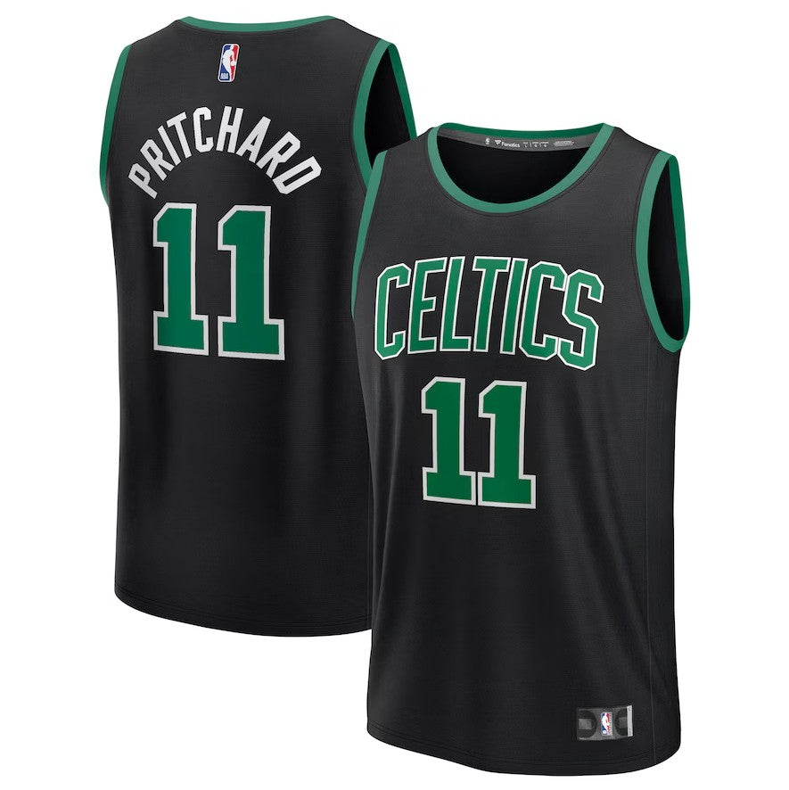 Payton Pritchard Boston Celtics Fast Break Replica Jersey - Statement Edition - Black - Sports Collectibles, Sports Memorabilia, Sports Fan Shop, Sports Gifts