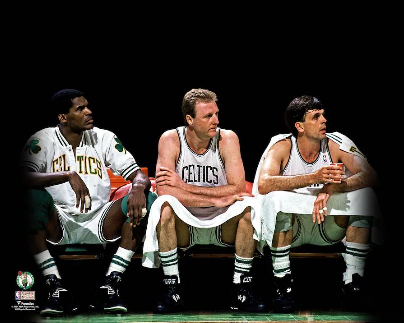 Robert Parish, Larry Bird, & Kevin McHale Boston Celtics 8" x 10" Blackout Basketball Photo - Sports Collectibles, Sports Memorabilia, Sports Fan Shop, Sports Gifts