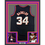 Framed Autographed/Signed Charles Barkley 35x39 Phoenix Black Basketball Jersey JSA COA