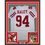 Framed Autographed/Signed Charles Haley 35x39 San Francisco White Football Jersey JSA COA