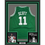 Framed Autographed/Signed Charlie Scott 35x39 Boston Green Basketball Jersey JSA COA