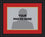 NHL Hockey Photo Picture Frame Kit - Chicago Blackhawks (Red Matting, Gold Trim) - Sports Collectibles, Sports Memorabilia, Sports Fan Shop, Sports Gifts