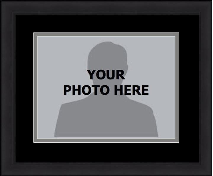 MLB Baseball Photo Picture Frame Kit - Chicago White Sox (Black Matting, Gray Trim) - Sports Collectibles, Sports Memorabilia, Sports Fan Shop, Sports Gifts