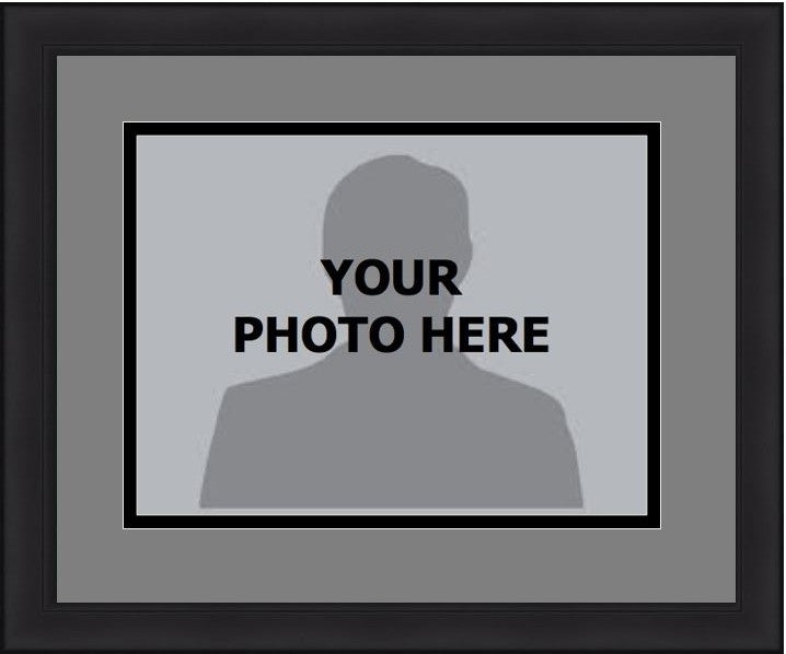 MLB Baseball Photo Picture Frame Kit - Chicago White Sox (Gray Matting, Black Trim) - Sports Collectibles, Sports Memorabilia, Sports Fan Shop, Sports Gifts