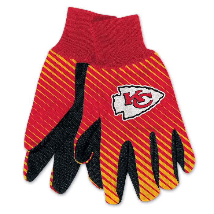 Kansas City Chiefs Adult Two-Tone Gloves - Sports Collectibles, Sports Memorabilia, Sports Fan Shop, Sports Gifts