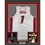 Framed Autographed/Signed Chris Bosh 35x39 Miami White Basketball Jersey JSA COA