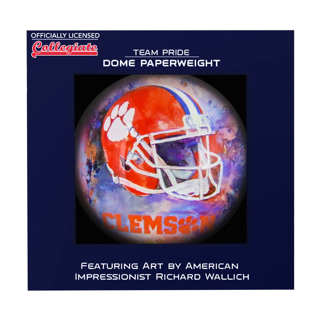 Clemson Tigers Paperweight Domed - Sports Collectibles, Sports Memorabilia, Sports Fan Shop, Sports Gifts