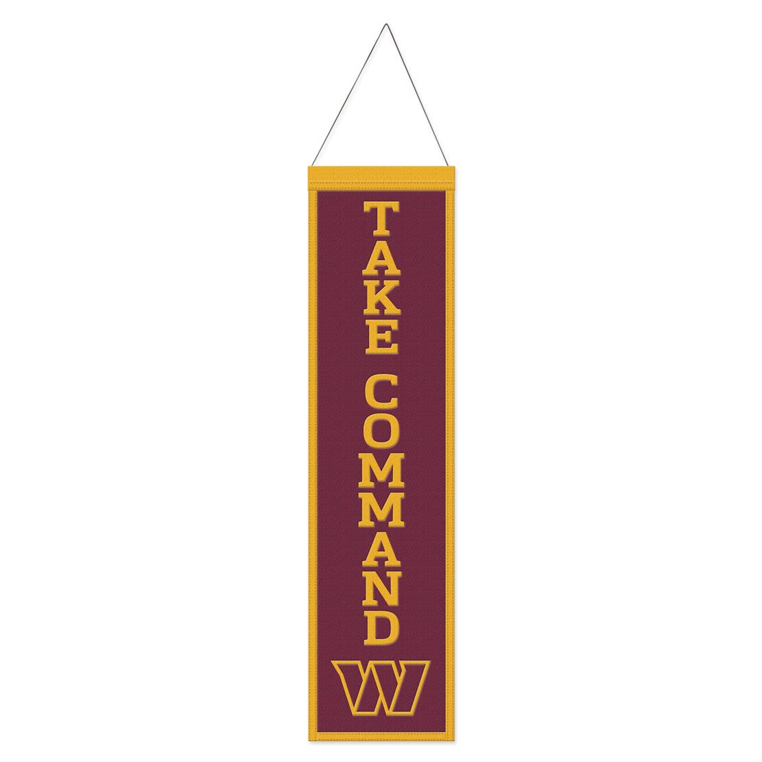 Washington Commanders 8" x 32" Wool Banner - Sports Collectibles, Sports Memorabilia, Sports Fan Shop, Sports Gifts