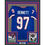 Framed Autographed/Signed Cornelius Bennett 35x39 Buffalo Blue Football Jersey JSA COA