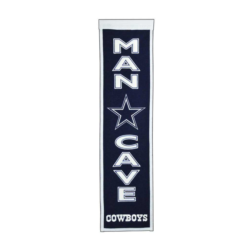 Dallas Cowboys Man Cave Heritage Banner - Sports Collectibles, Sports Memorabilia, Sports Fan Shop, Sports Gifts