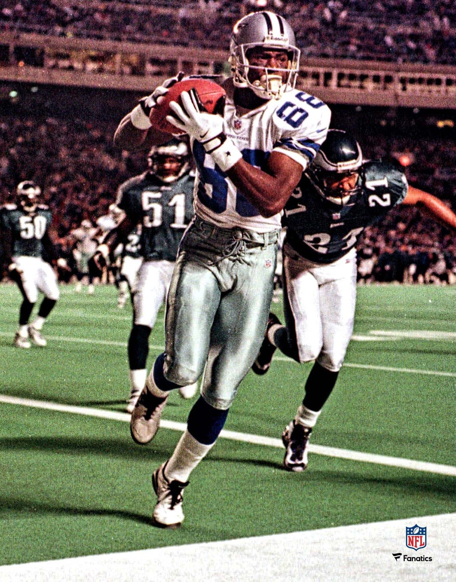 Michael Irvin v. The Eagles Dallas Cowboys 8" x 10" Football Photo - Sports Collectibles, Sports Memorabilia, Sports Fan Shop, Sports Gifts