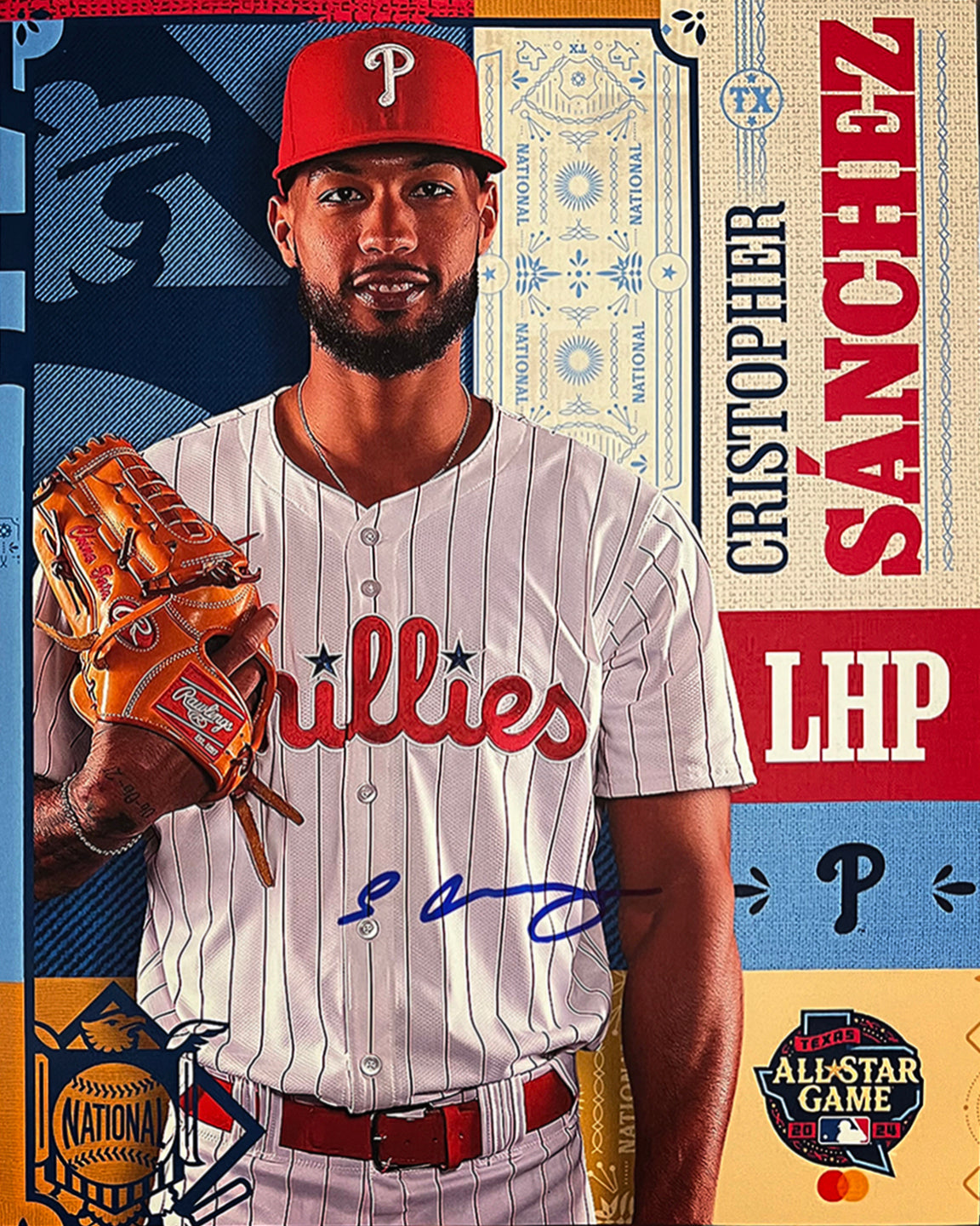 Cristopher Sanchez 2024 All-Star Game Autographed Philadelphia Phillies 11" x 14" Collage Photo - Sports Collectibles, Sports Memorabilia, Sports Fan Shop, Sports Gifts