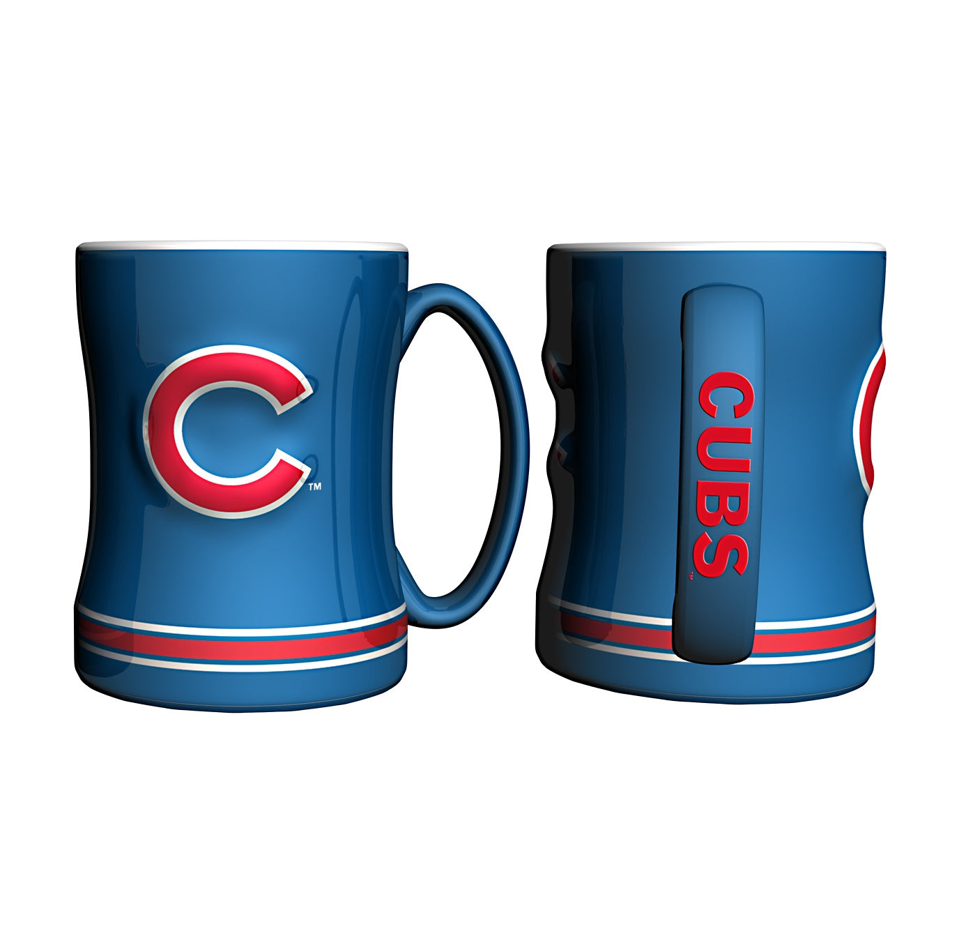 Chicago Cubs Logo Relief Coffee Mug - Sports Collectibles, Sports Memorabilia, Sports Fan Shop, Sports Gifts