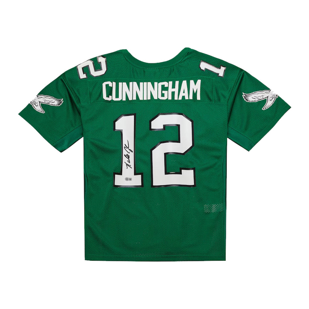 Randall Cunningham Philadelphia Eagles Autographed Mitchell & Ness Green Throwback Football Jersey - Sports Collectibles, Sports Memorabilia, Sports Fan Shop, Sports Gifts