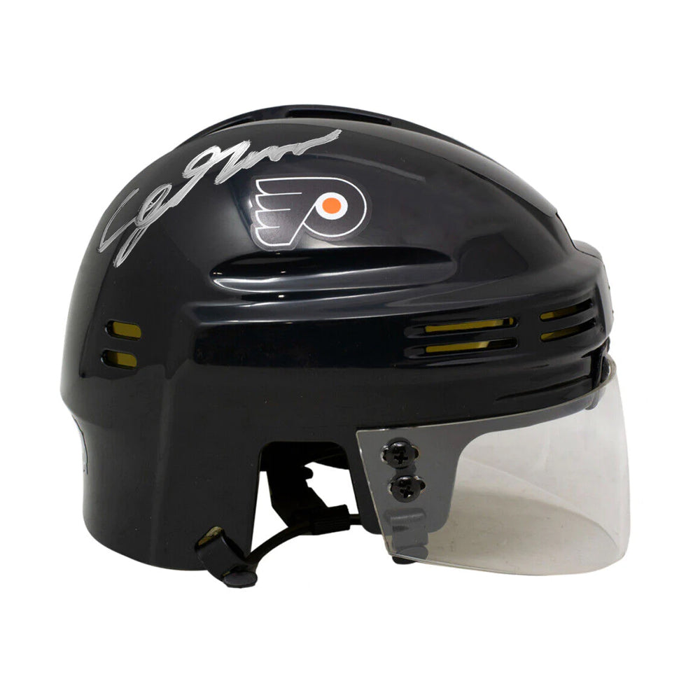 Cutter Gauthier Philadelphia Flyers Autographed NHL Hockey Mini-Helmet - Sports Collectibles, Sports Memorabilia, Sports Fan Shop, Sports Gifts