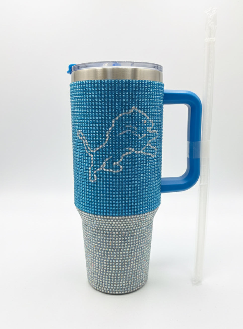 40oz Bling Colossal Tumbler | Detroit Lions - Sports Gifts, Sports Memorabilia, Sports Collectibles, Fan Shop