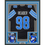 Framed Autographed/Signed D.J. DJ Reader 35x39 Detroit Black Football Jersey Beckett BAS COA