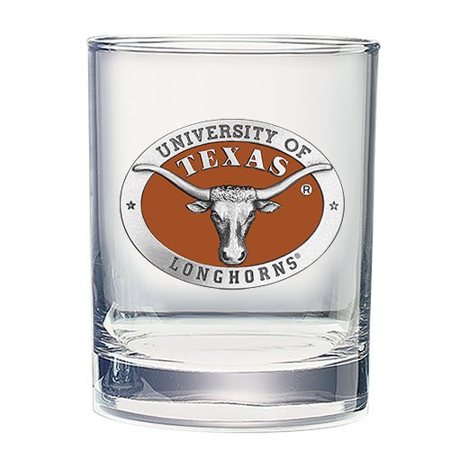 University of Texas at Austin Double Old Fashioned Glass - Sports Gifts, Sports Memorabilia, Sports Collectibles, Fan Shop
