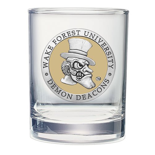 Wake Forest University Double Old Fashioned Glass - Sports Gifts, Sports Memorabilia, Sports Collectibles, Fan Shop