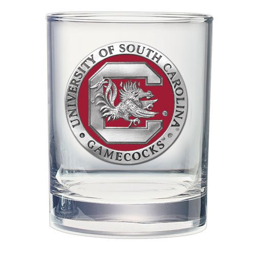 University of South Carolina Double Old Fashioned Glass - Sports Gifts, Sports Memorabilia, Sports Collectibles, Fan Shop