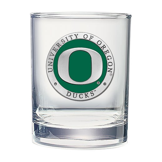 University of Oregon Double Old Fashioned Glass - Sports Gifts, Sports Memorabilia, Sports Collectibles, Fan Shop