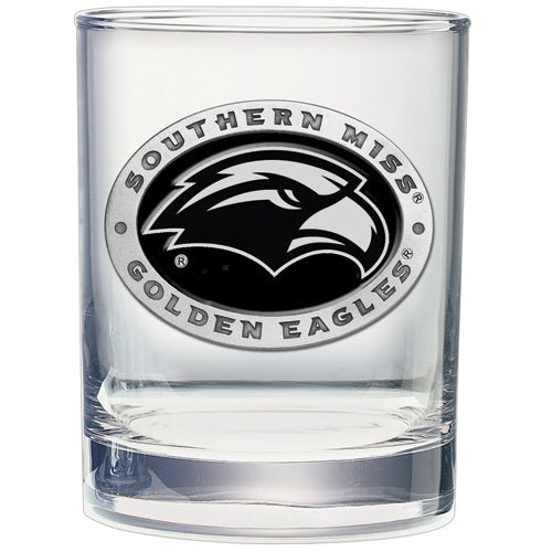 University of Southern Mississippi Double Old Fashioned Glass - Sports Gifts, Sports Memorabilia, Sports Collectibles, Fan Shop