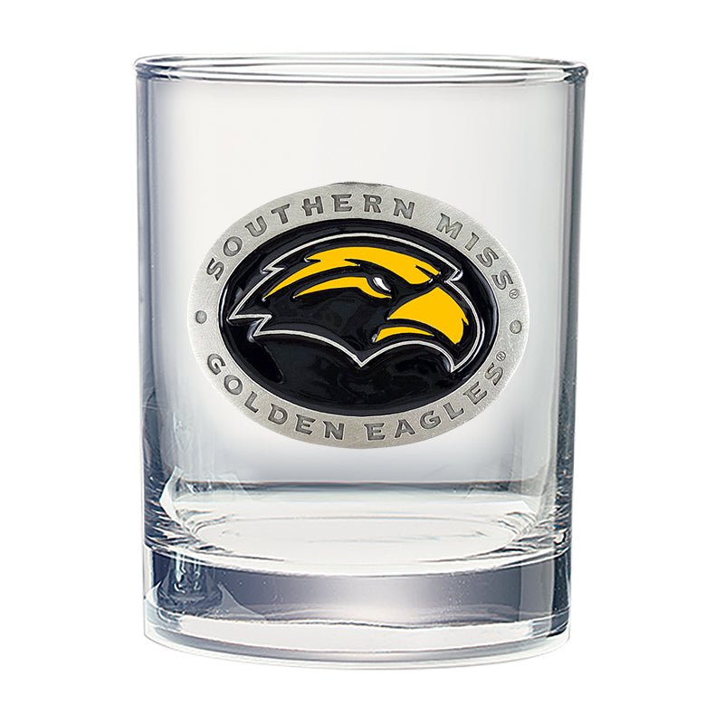 University of Southern Mississippi Double Old Fashioned Glass