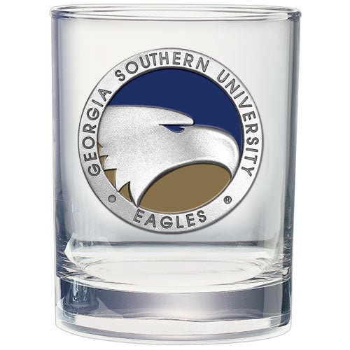 Georgia Southern University Double Old Fashioned Glass - Sports Gifts, Sports Memorabilia, Sports Collectibles, Fan Shop