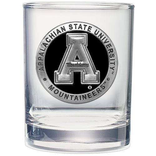 Appalachian State University Double Old Fashioned Glass - Sports Gifts, Sports Memorabilia, Sports Collectibles, Fan Shop